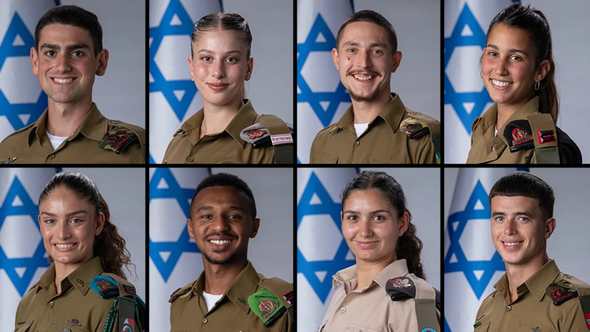 כמה מהחיילים המצטיינים (צילום: דובר צה"ל) מצטייני נשיא