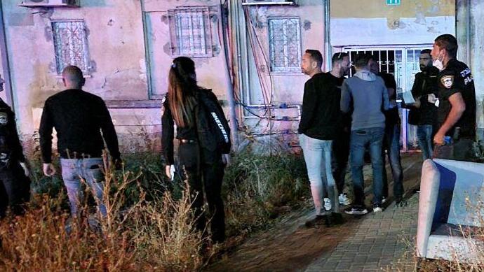 זירת החשד לרצח ברחוב דוד המלך בבאר שבע