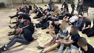 לוחמי מג"ב תפסו 61 שוהים בלתי חוקיים במבנה ביפו