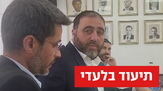 משה ארבל בפגישה עם ראש העיר קריית שמונה