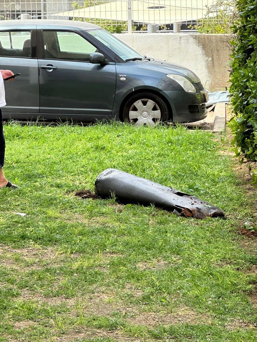 רסיס של יירוט מעל הרצליה 