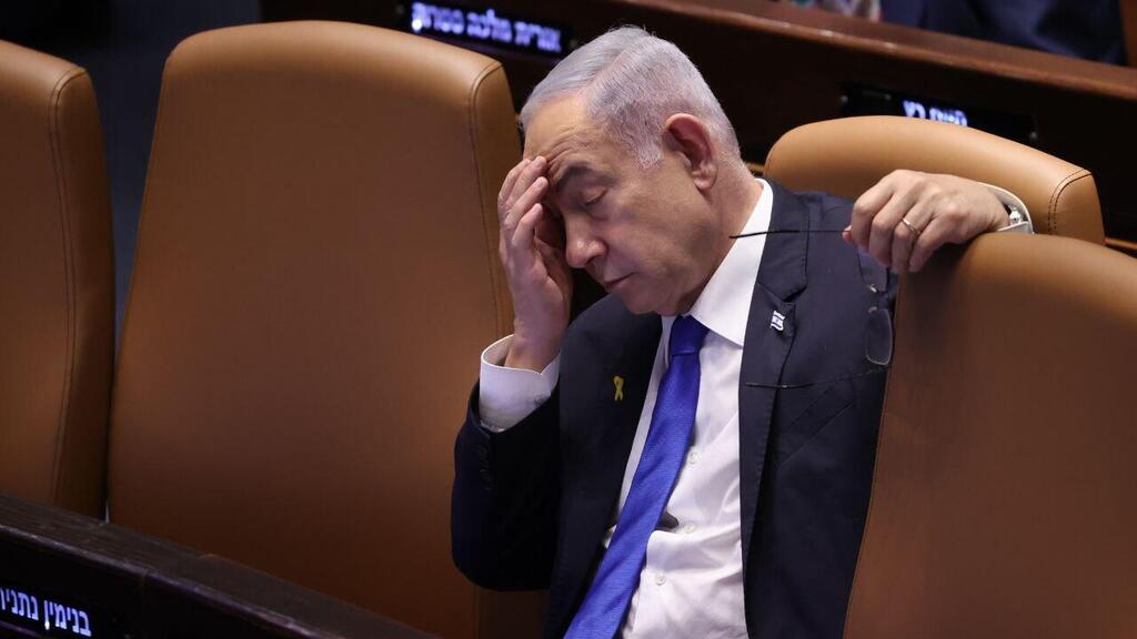 Benjamin Netanyahu (Photo: Alex Kolomoisky) מליאת הכנסת ביום ה-234 למלחמה