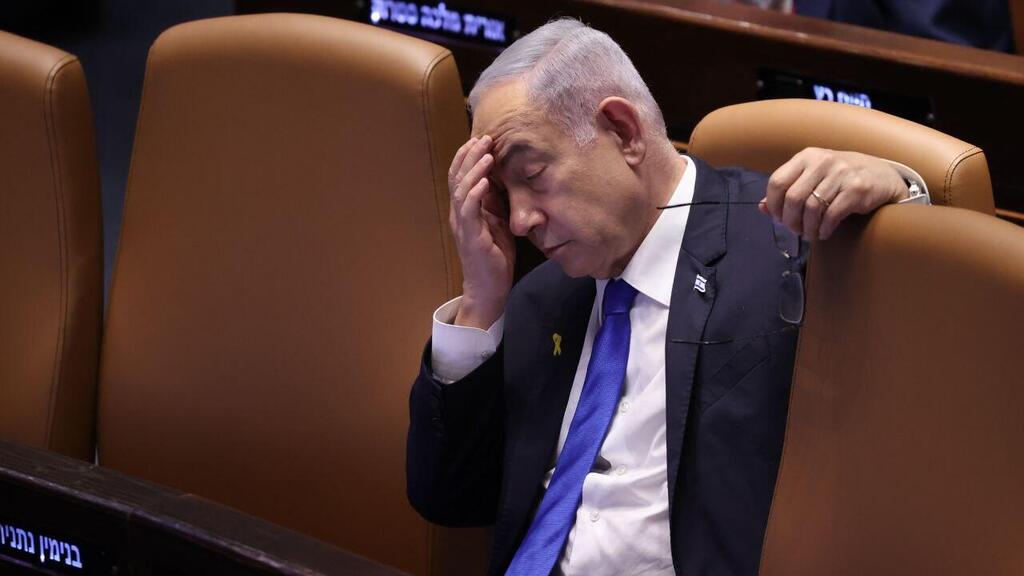 Benjamin Netanyahu (Photo: Alex Kolomoisky) מליאת הכנסת ביום ה-234 למלחמה