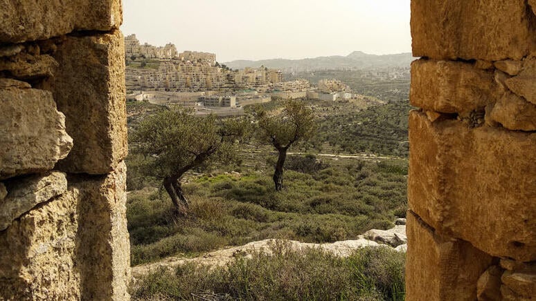 מורדות הר חומה מערב (צילום: יערה ישראלי) מורדות הר חומה מערב