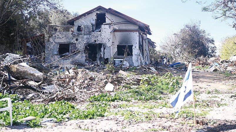 קיבוץ בארי אחרי טבח 7 באוקטובר (צילום: יאיר שגיא) yk13939847