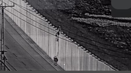 Palestinians climb over border wall in South to enter Israel illegally 
