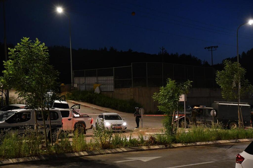 The attack in Hurfeish (Photo: Nachum Segal) חורפיש לאחר הנפילה במקום