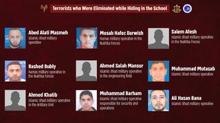 Terrorists eliminated by IDF in UNRWA school strike 