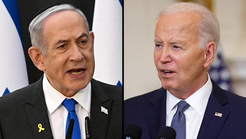Prime Minister Benjamin Netanyahu will meet in two weeks in Washington with President Joe Biden (Photos: Evelyn Hockstein/Reuters, Debbie Hill/AP) Prime Minister Benjamin Netanyahu will meet in two weeks in Washington with President Joe Biden