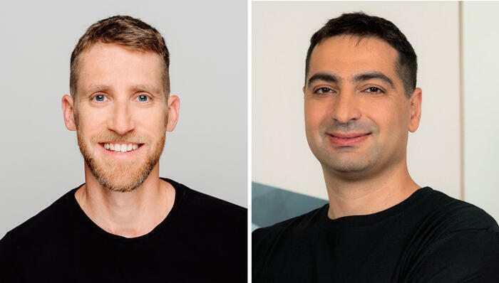 מנכ"ל ומייסד אורקה גיל גרון (מימין) ומנכ"ל ומייסד Wiz אסף רפפורט 