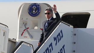 אנתוני בלינקן מזכיר המדינה של ארה"ב נוחת בישראל