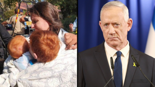בני גנץ שירי ביבס וילדיה
