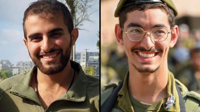 Sergeant Tzur Avraham, Sergeant Shalom Menachem (Photo: IDF Spokesperson's Unit) סמל שלום מנחם ז"ל סמ"ר צור אברהם ז"ל