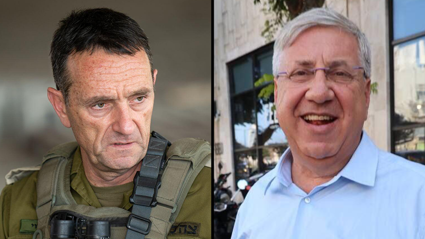 ברדוגו והרמטכ"ל הלוי. "שקר חמור, ניסיון לפגוע בצה"ל" (צילום: מוטי קמחי, דובר צה"ל) ברדוגו והרמטכ"ל הלוי. "שקר חמור, ניסיון לפגוע בצה"ל"