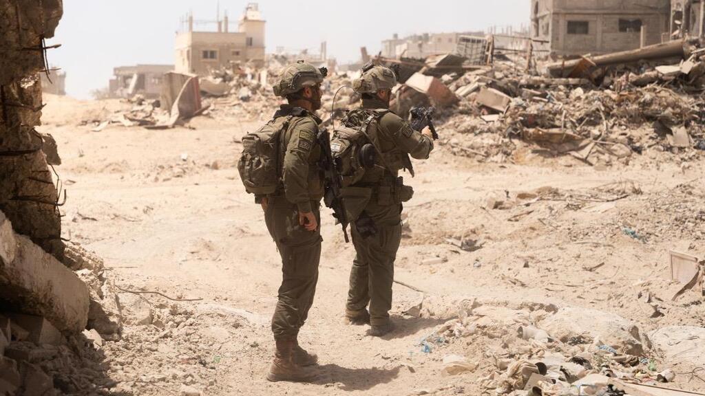IDF soldiers in Gaza (Photo: IDF Spokesperson's Unit) יוסי יהושוע בציר פילדלפי ברפיח, רצועת עזה
