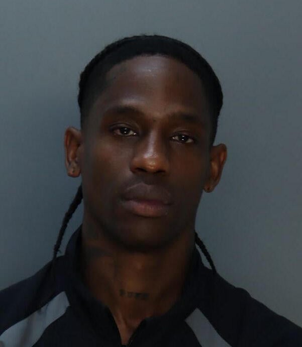 מלחיץ קצת. טראוויס סקוט (צילום: Miami-Dade County Corrections and Rehabilitation) טראוויס סקוט