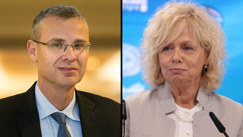 "טוב היה לו לא היינו נקלעים למצב זה פעם אחר פעם". בהרב-מיארה ולוין (צילום: מוטי קמחי, אלכס קולומויסקי) גלי בהרב מיארה, יריב לוין