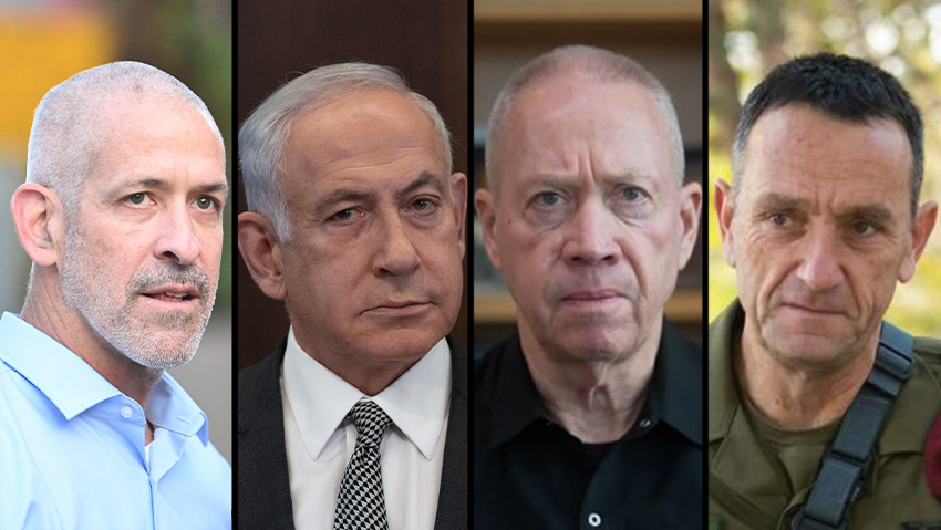 צילום: דובר צה"ל, אלעד מלכה, EPA, יאיר שגיא הרצי הלוי, יואב גלנט, בנימין נתניהו, רונן בר