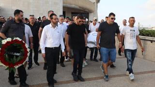הלוויה של אמנון מוכתר שנרצח בקלקיליה
