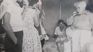 Paula and David Ben Gurion seen as pioneers in rare photos