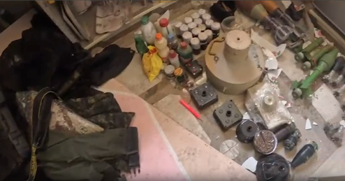 IDF finds weapons cache in Rafah (Photo: IDF Spokesperson's Unit) IDF finds weapons cache in Rafah