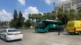 האוטובוס בתחנה המרכזית בעפולה