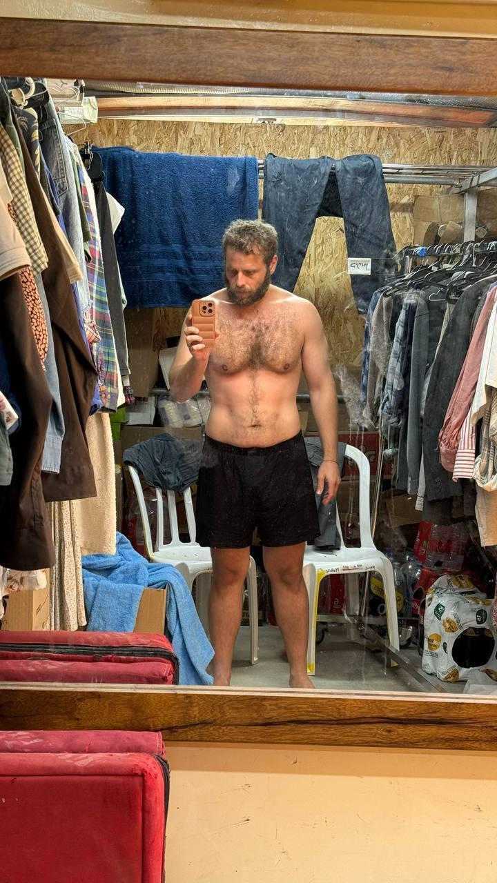"מערכת היחסים עם התזונה לא נגמרת אף פעם". עידו ברטל (צילום מסך: אינסטגרם) עידו ברטל מהפך חיצוני