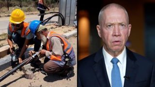 חברת החשמל העזתית האריכה כבלים ברחוב סלאח א-דין כדי להפעיל את מתקן התפלת המים והביוב ממערב לדיר אלבלח ישירות מהחשמל הישראלי חברת החשמל העזתית האריכה כבלים ברחוב סלאח א-דין כדי להפעיל את מתקן התפלת המים והביוב ממערב לדיר אלבלח ישירות מהחשמל הישראלי