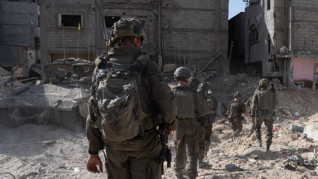 IDF forces in Shejaiya (Photo: IDF) פעילות הכוחות ברצועת עזה