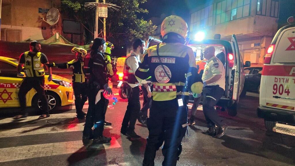 זירת אירוע האלימות בדרך ההגנה בתל אביב