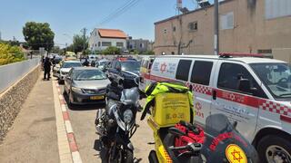 זירת התקרית בקריית חיים שבחיפה זירת התקרית בקריית חיים שבחיפה