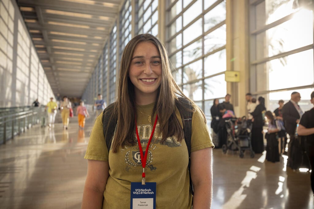Tamar Pasternak (Photo: Shai Getzoff) תמר פסטרנק בנתב"ג