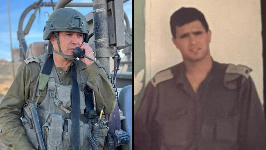 Lt. Col. (res.) Amir Bakish (Photo: Private album) סא"ל (במיל') עמיר בקיש כלוחם בחטיבת הנח"ל - אז והיום