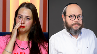 חיים קליגר ובתו מלי, שמשתתפת בתוכנית "האח הגדול"