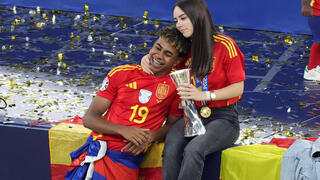 Yamal reveals girlfriend after Euro win