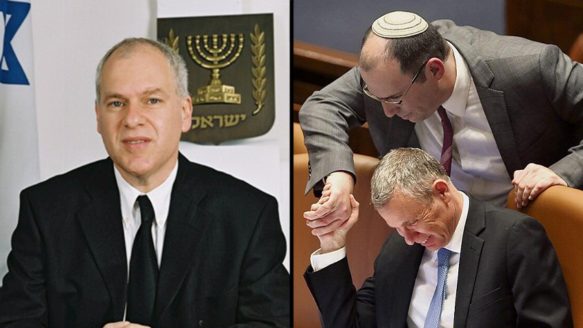 לוין ורוטמן - מול פוגלמן. אין הסכמות (צילום: אתר בתי המשפט, אלכס קולומויסקי) עוזי פוגלמן, שמחה רוטמן, יריב לוין