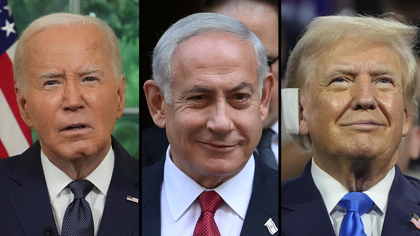 Biden, Netanyahu, Trump (Photo: AP Photo/Paul Sancya , Reuters, Erin Schaff/Pool via REUTERS) דונלד טראמפ, ביבי בנימין נתניהו , ג'ו ביידן