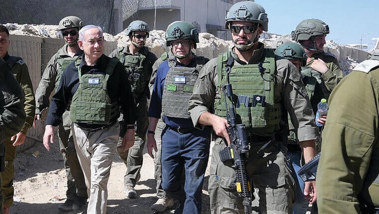 Prime Minister Netanyahu touring Rafah yk14006947