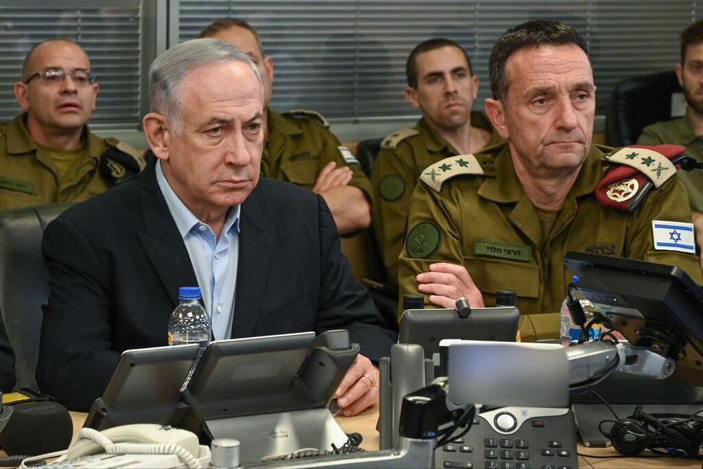 IDF chief of staff Herzi Halevi, Prime Minister Benjamin Netanyahu (Photo: Maayan Tuef, GPO) בנימין נתניהו והרצי הלוי