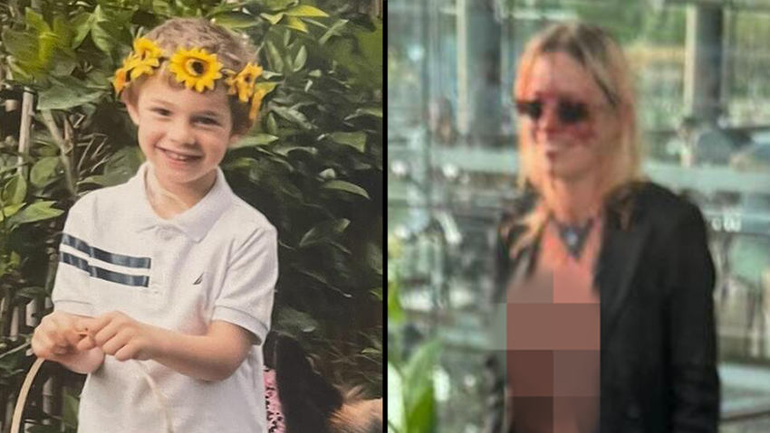 "העולם הפנימי של מי שלוקה בפסיכוזה מלא בדלוזיות". המקום שבו נתפסה האם בהרצליה; משמאל: הבן ליאם שנרצח האם סיגל יאנה איצקוביץ' החשודה ברצח ליאם נתנאל הס איצקוביץ'