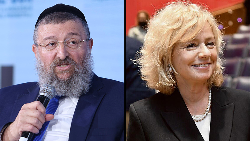 בהרב-מיארה והשר בן צור (צילום: יואב דודקביץ', עוז מועלם) בהרב מיארה והשר בן צור