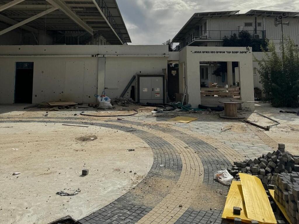 שמעון וחבריו חולצו מהכפר בשדרות רק כעבור 24 שעות. תיעוד של הכפר בשדרות מתחילת המלחמה (צילום: באדיבות עמותת איילים) הכפר של עמותת איילים בשדרות במהלך מלחמת "חרבות ברזל"