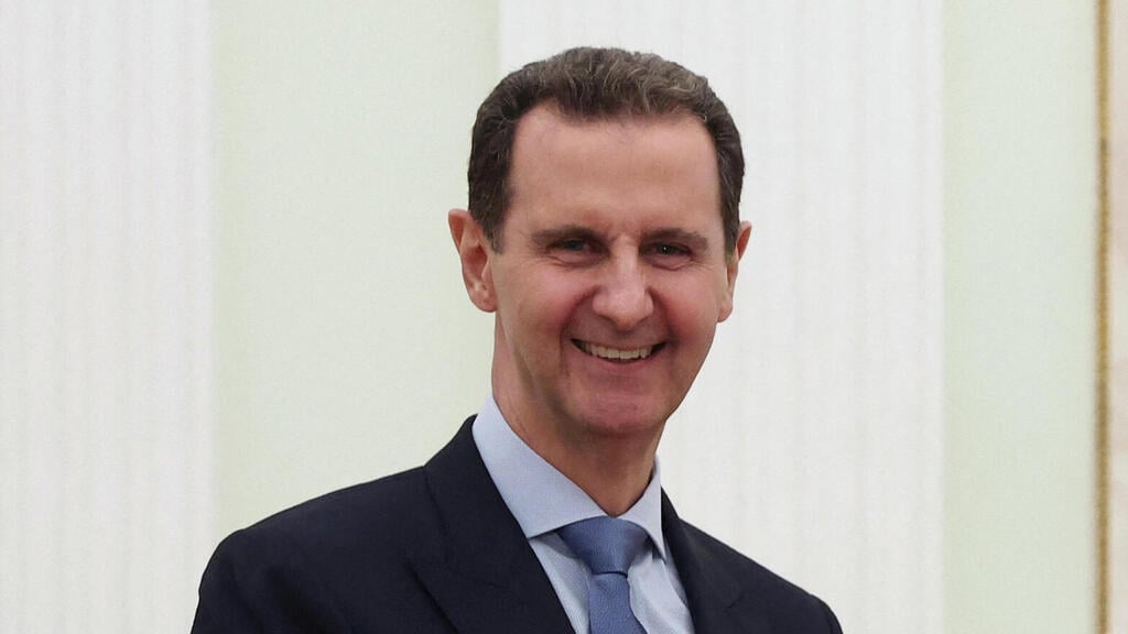 Assad still in the axis against Israel (Photo: Sputnik/Valeriy Sharifulin/Pool via REUTERS) נשיא סוריה בשאר אסד נשיא רוסיה ולדימיר פוטין ביקור מוסקבה
