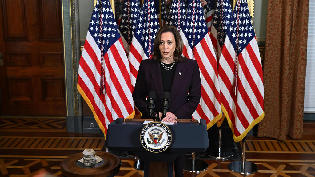 U.S. Vice President Kamala Harris (Photo: Kenny Holston-Pool/Getty Images) פגישתם של קמלה האריס ובנימין נתניהו