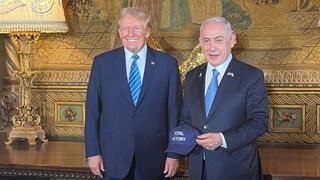בנימין  נתניהו נפגש עם דונלד טראמפ