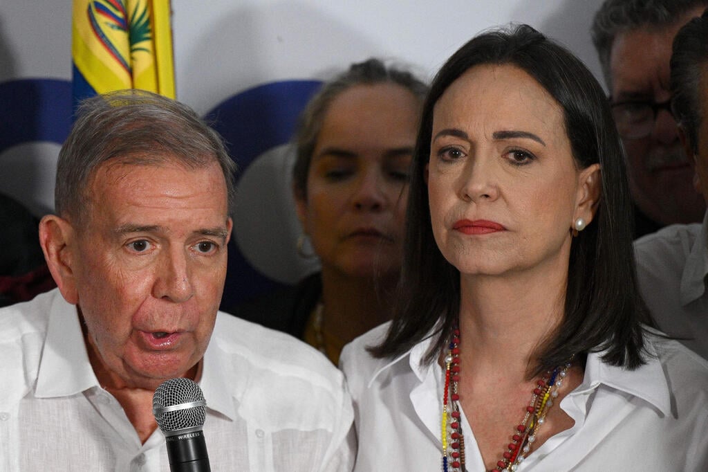 צילום: Federico PARRA / AFP מנהיגי האופוזיציה ב ונצואלה טוענים לניצחון בבחירות לנשיאות
