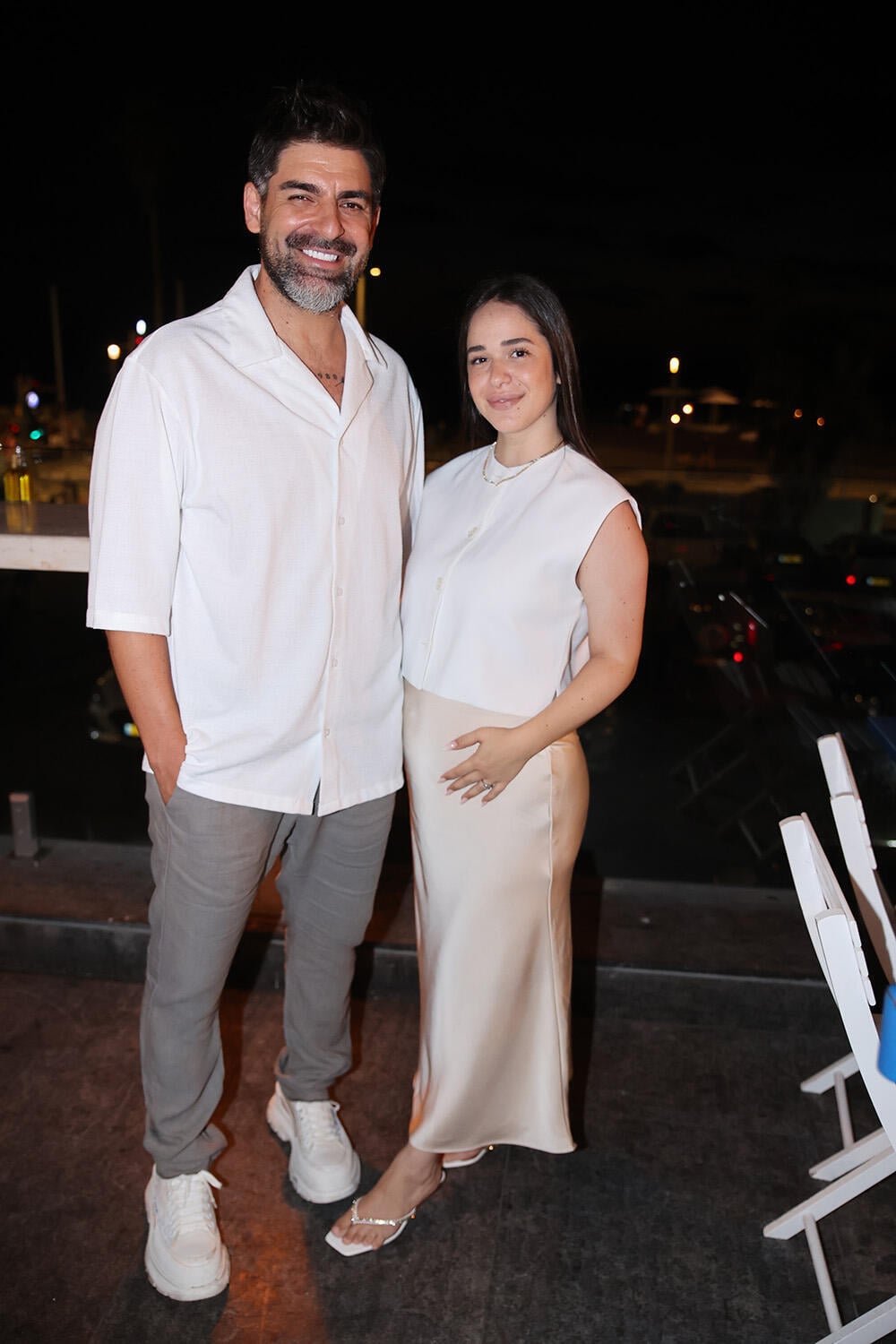 ועוד היריון חדש בביצה. רותם כהן ואשתו שי (צילום: אור גפן) תומר שונית חמד פרידה