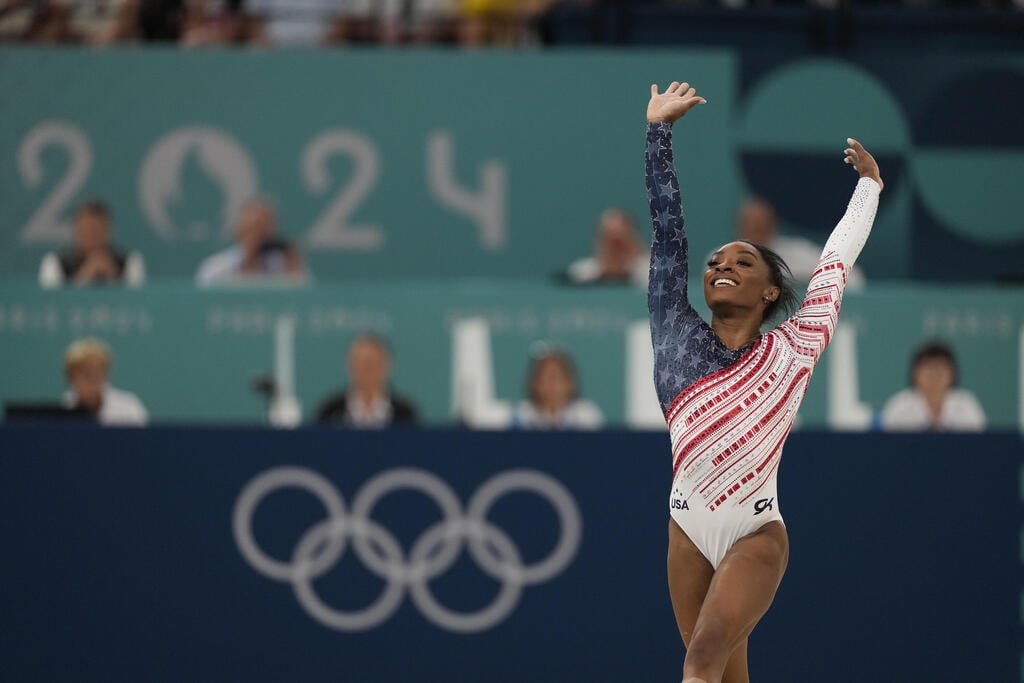 Simone Biles (Photo: REUTERS/Evelyn Hockstein) סימון ביילס