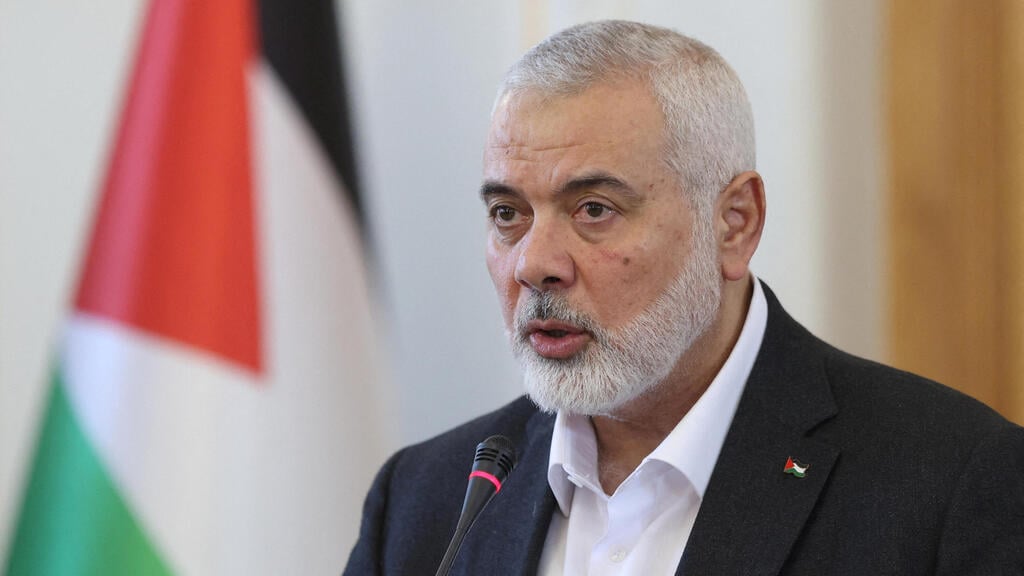 Ismail Haniyeh was killed in a strike in Tehran (Photo: Majid Asgaripour/WANA (West Asia News Agency) via REUTERS/File Photo) איסמעיל הנייה