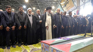 הלוויה של איסמעיל הנייה באיראן